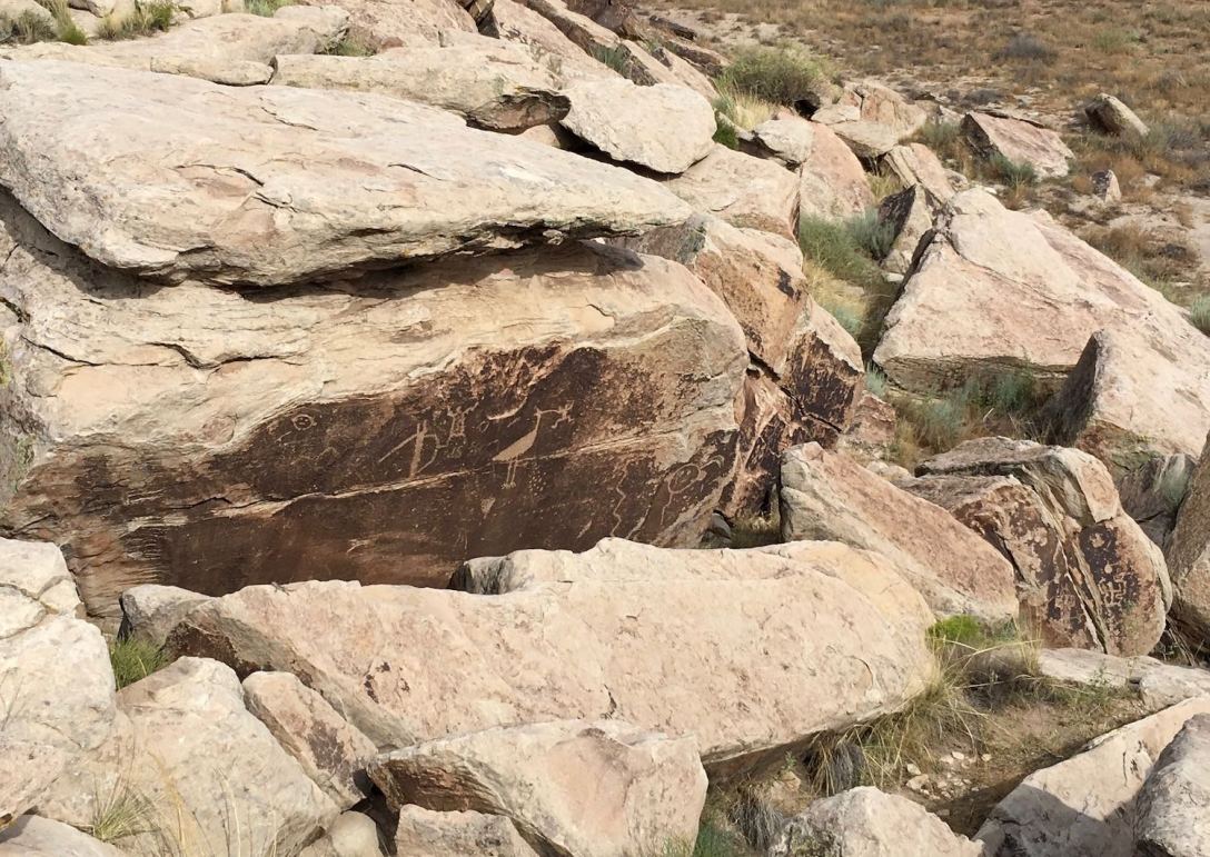 Petroglyphs at Puerco Pueblo in Petrified Forest National Park