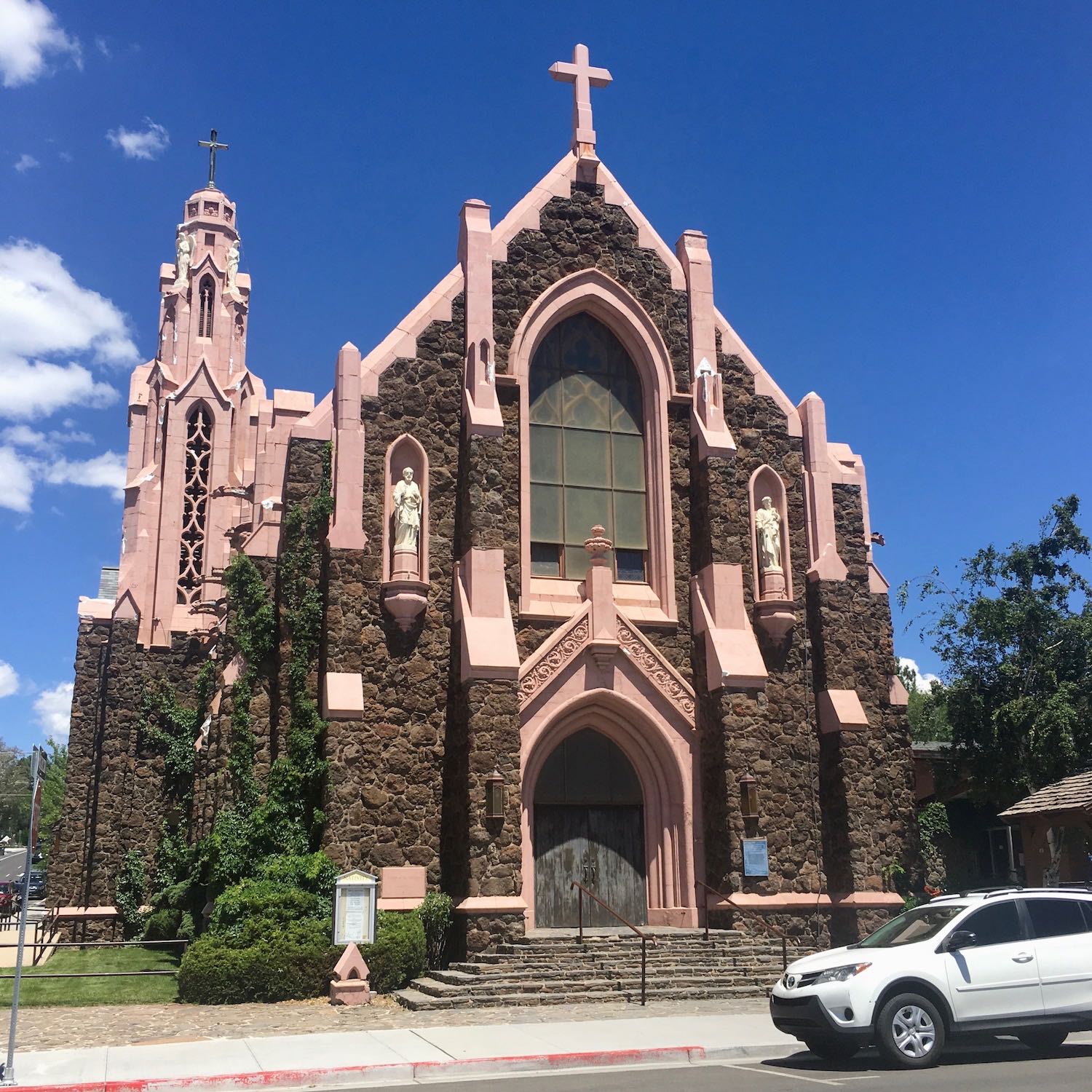 Interesting Church in downtown Flagstaff, Arizona